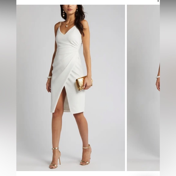 NWT Bowery Faux Wrap Sheath Dress SIZE 4 - Picture 6 of 6